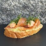 Marinated salmon